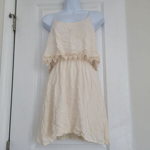 Women's FOREVER 21 Mini Dress S Beige